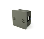 Square Panel Plug - Dark Grey